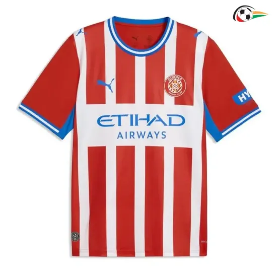 Camisa Titular Girona 2026/2027 Vermelho/Branco
