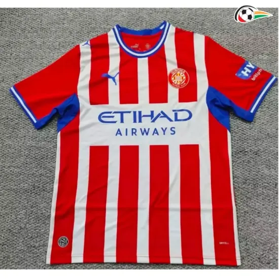 Camisa Titular Girona 2026/2027 Vermelho/Branco