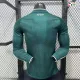 Camisa Reserva Versão Jogador Real Madrid 2026/2027 Verde Escuro Manga Longa