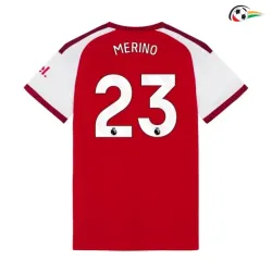 Camisa Titular MERINO 23 Arsenal 2026/2027 Vermelho/Branco Premier League