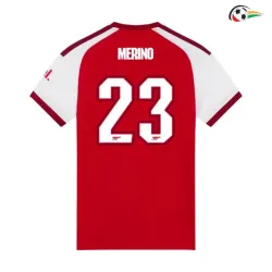 Camisa Titular MERINO 23 Arsenal 2026/2027 Vermelho/Branco UCL