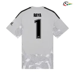 Camisa de Goleiro Titular RAYA 1 Arsenal 2026/2027 Cinza UCL