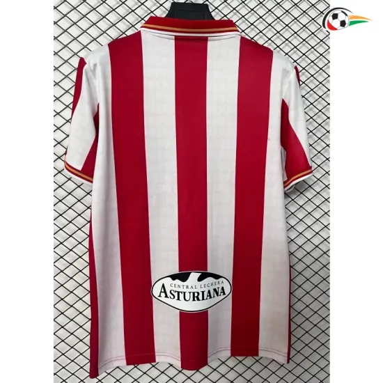 Camisa Titular Sporting de Gijón 2026/2027 Vermelho/Branco