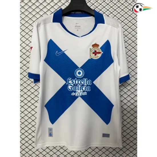 Camisa Alternativa Deportivo de La Coruña 2026/2027 Branco com Patch da La Liga