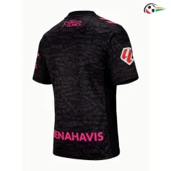 Camisa Alternativa Málaga CF 2026/2027 Preto com Patch da La Liga