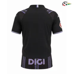Camisa Reserva Real Valladolid 2026/2027 Preto com Patch da La Liga