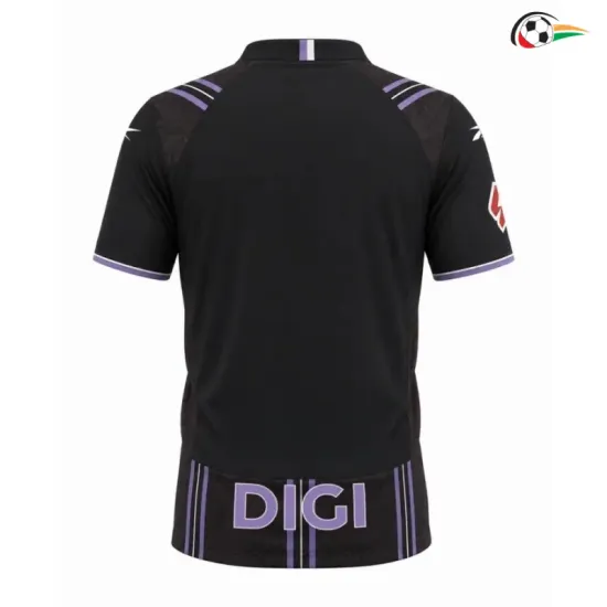 Camisa Reserva Real Valladolid 2026/2027 Preto com Patch da La Liga