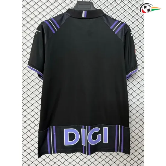 Camisa Reserva Real Valladolid 2026/2027 Preto com Patch da La Liga