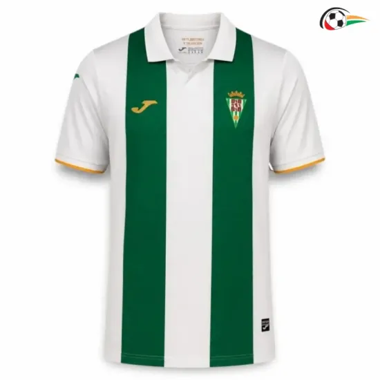 Camisa Titular Córdoba CF 2026/2027 Verde/Branco