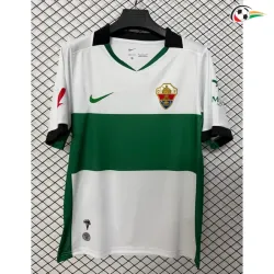 Camisa Titular Elche 2026/2027 Branco/Verde com Patch da La Liga