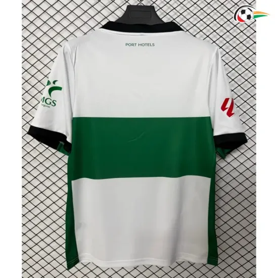 Camisa Titular Elche 2026/2027 Branco/Verde com Patch da La Liga