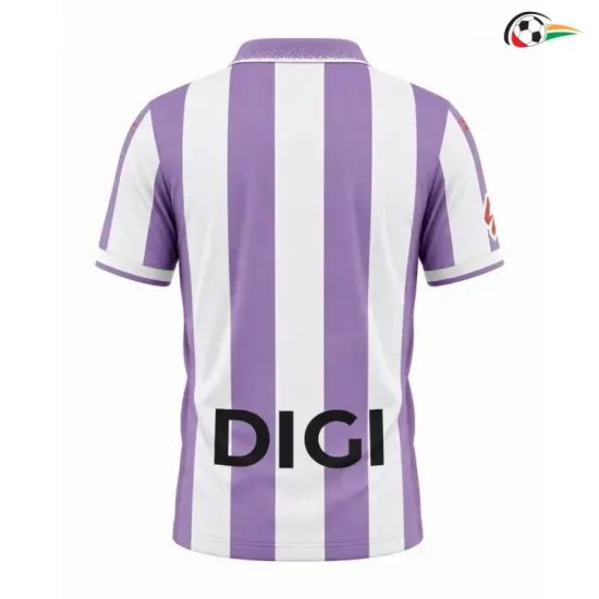Camisa Titular Real Valladolid 2026/2027 Roxo/Branco com Patch da La Liga