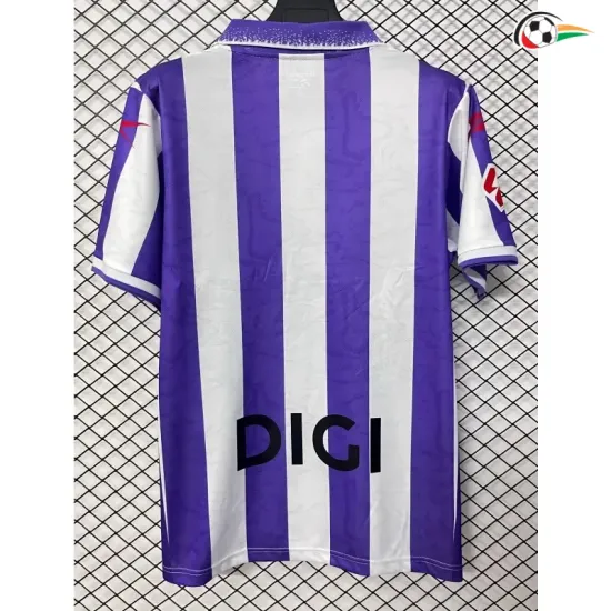 Camisa Titular Real Valladolid 2026/2027 Roxo/Branco com Patch da La Liga