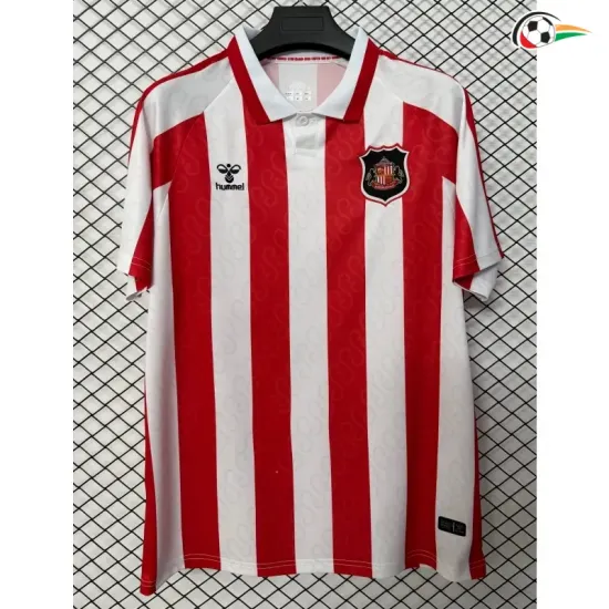 Camisa Titular Sunderland AFC 2026/2027 Vermelho/Branco