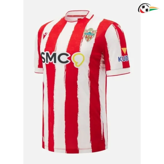 Camisa Titular UD Almería 2026/2027 Vermelho/Branco com Patch da La Liga