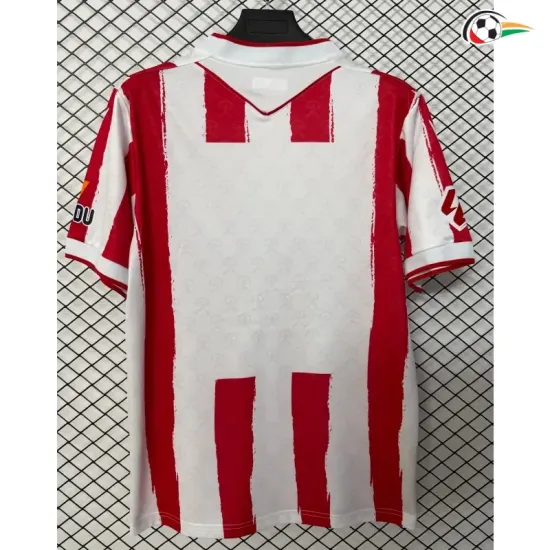 Camisa Titular UD Almería 2026/2027 Vermelho/Branco com Patch da La Liga