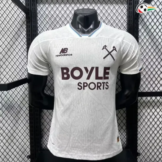 Camisa Reserva Versão Jogador West Ham United 2026/2027 Branco