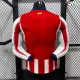 Camisa Titular Versão Jogador Atlético de Madrid 2026/2027 Vermelho/Branco Manga Longa