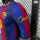 Camisa Titular Versão Jogador Barcelona 2026/2027 Vermelho/Azul Manga Longa
