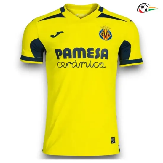 Camisa Titular Villarreal 2026/2027 Amarelo com Patch da La Liga
