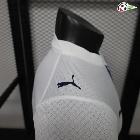 Camisa Alternativa Versão Jogador Manchester City 2026/2027 Branco Manga Longa