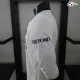 Camisa Reserva Versão Jogador PSG 2026/2027 Branco Manga Longa com Duas Estrelas