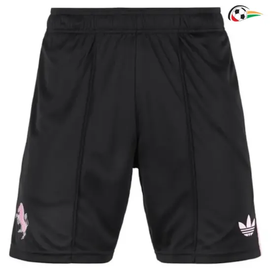 Shorts de Futebol Reserva Juventus 2026/2027 Preto