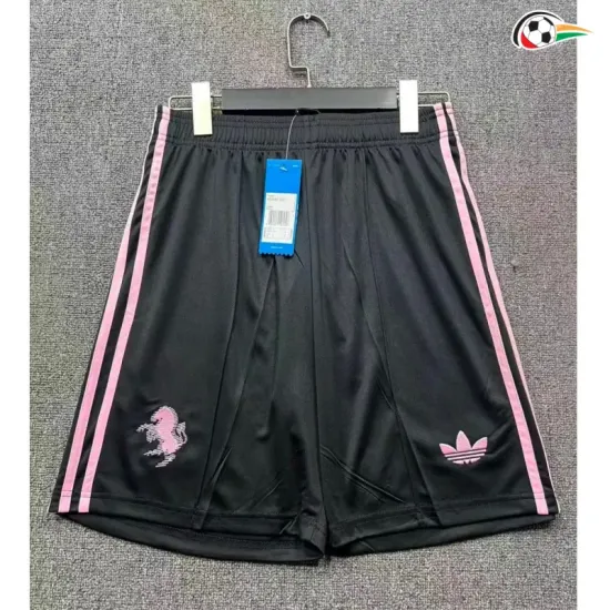 Shorts de Futebol Reserva Juventus 2026/2027 Preto