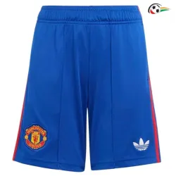 Shorts de Futebol Reserva Manchester United 2026/2027 Azul
