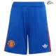 Shorts de Futebol Reserva Manchester United 2026/2027 Azul