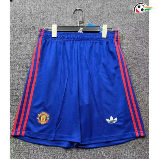 Shorts de Futebol Reserva Manchester United 2026/2027 Azul