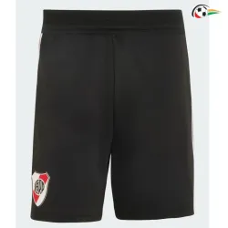 Shorts de Futebol Titular Plate River 2026/2027 Preto