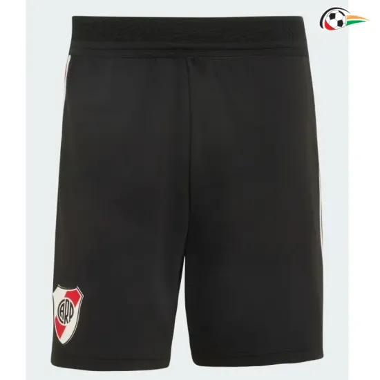 Shorts de Futebol Titular Plate River 2026/2027 Preto