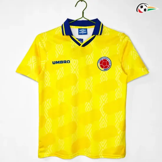 Camisa Retrô Titular Colombia 1995 Amarelo
