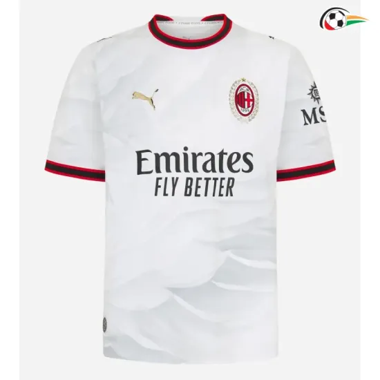 Camisa Reserva AC Milan 2026/2027 Branco/Vermelho
