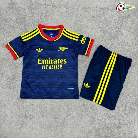 Camisa Reserva Infantil Arsenal 2026/2027 Azul Marinho