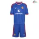 Camisa Reserva Infantil Manchester United 2026/2027 Azul