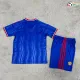 Camisa Reserva Infantil Manchester United 2026/2027 Azul