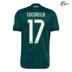 Camisa Reserva CUCURELLA 17 Real Madrid 2026/2027 Verde Escuro com Patch HP