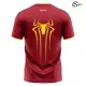 Camisa España Copa do Mundo 2026 x Spiderman Vermelho Duas Estrelas