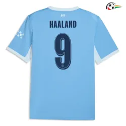 Camisa Titular HAALAND 9 Manchester City 2026/2027 Azul/Branco UCL