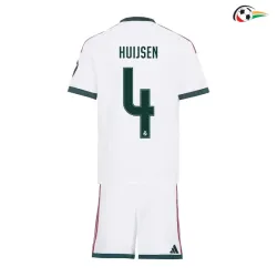 Camisa Titular Infantil HUIJSEN 4 Real Madrid 2026/2027 Branco com Patch HP