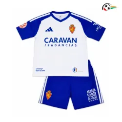 Camisa Titular Infantil Real Zaragoza 2026/2027 Branco/Azul