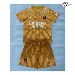 Camisa de Goleiro Titular Infantil AC Milan 2026/2027 Ouro