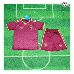 Camisa Infantil España Copa do Mundo 2026 Edição Especial Vermelho Duas Estrelas