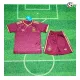 Camisa Infantil España Copa do Mundo 2026 Edição Especial Vermelho Duas Estrelas