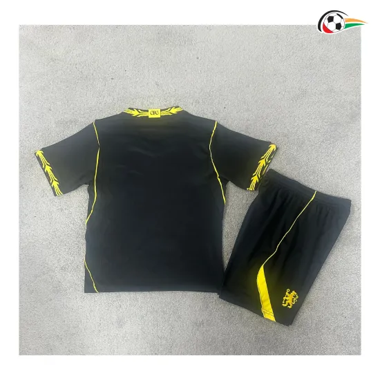 Camisa Reserva Infantil Chelsea 2026/2027 Preto