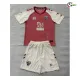 Camisa Reserva Infantil Málaga CF 2026/2027 Rosa com Patch da La Liga