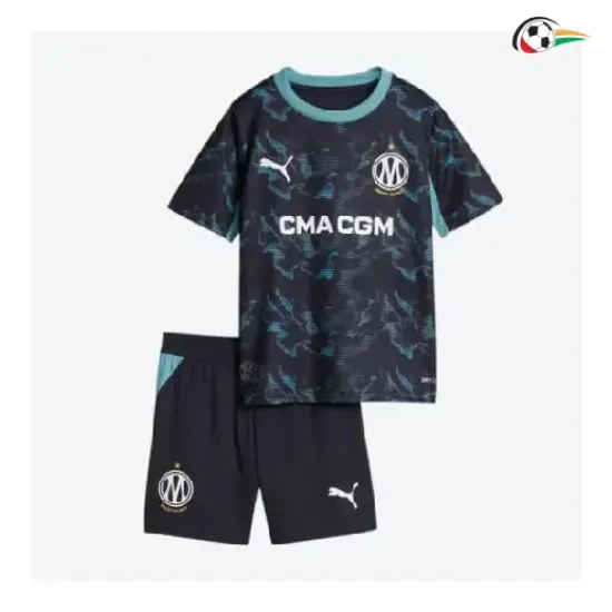 Camisa Reserva Infantil Olympique Marsella 2026/2027 Azul Marinho