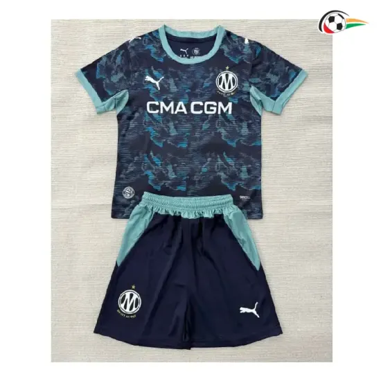 Camisa Reserva Infantil Olympique Marsella 2026/2027 Azul Marinho